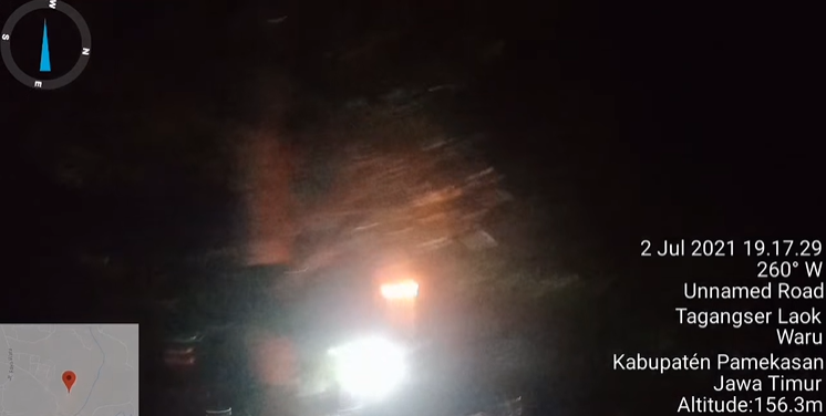 Acara Burdah Keliling Desa Tagangser Laok