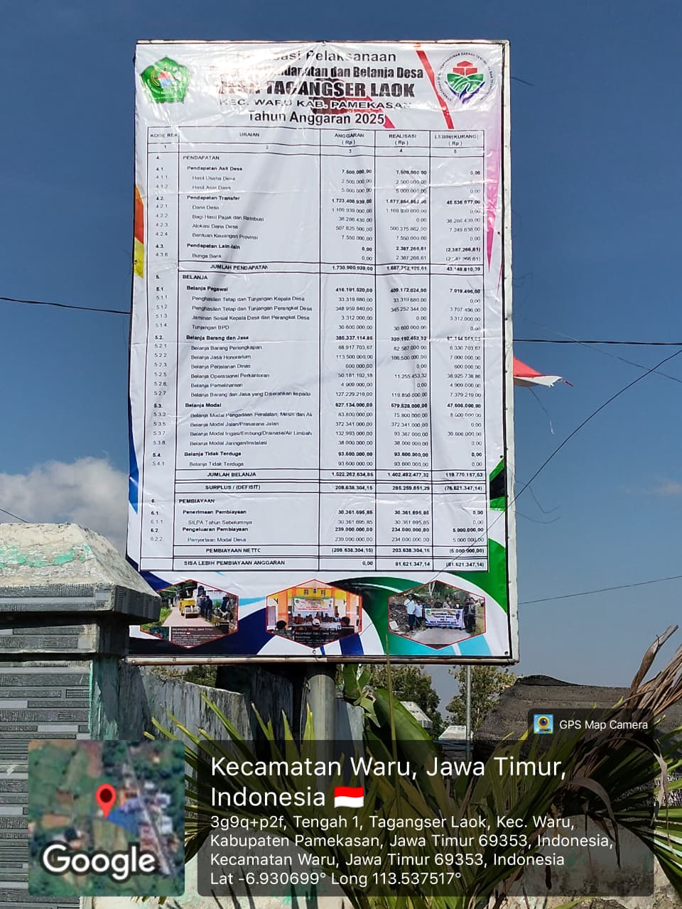 Transparansi Realisasi APDES 2025
